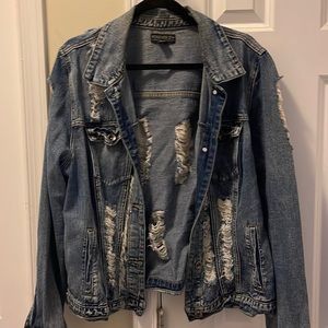 Ripped Jean Jacket